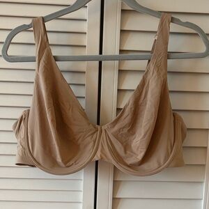 ThirdLove 24/7 Classic Second Skin Unlined Bra, 40E lightly worn nude tan taupe